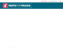 Tablet Screenshot of partsfortrucks.com